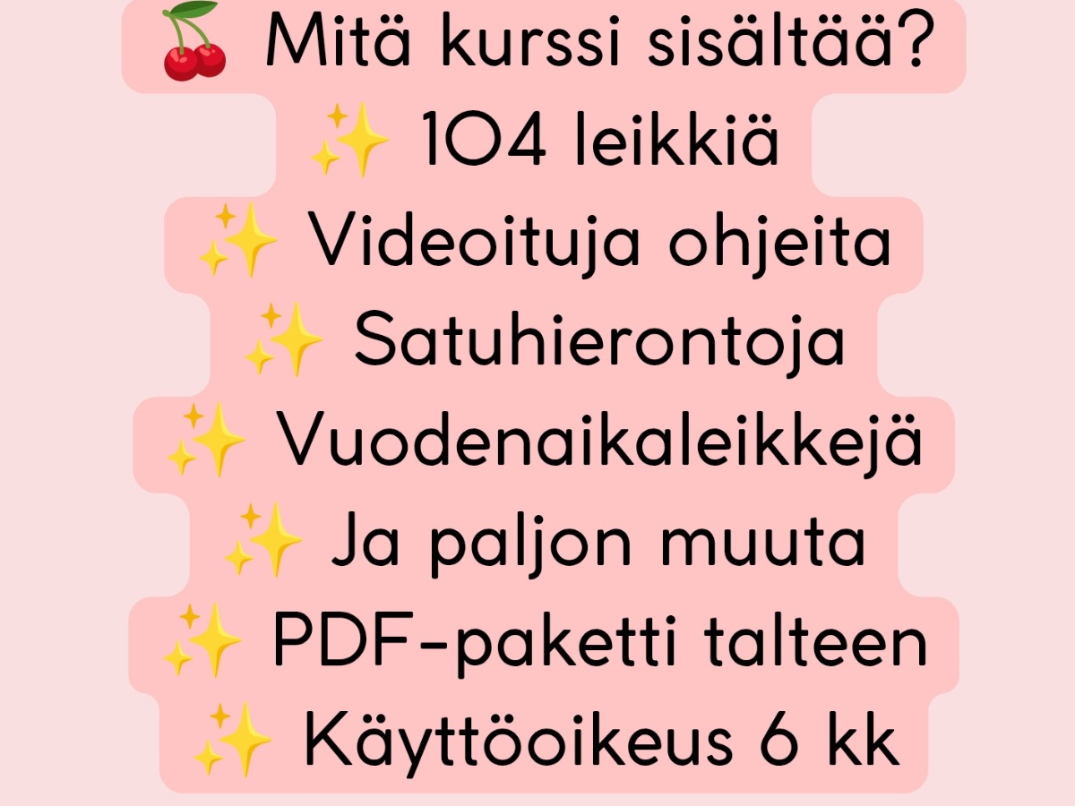 🍒 Nyt leikitään – 104 leikki-ideaa lapsiperhearkeen 2